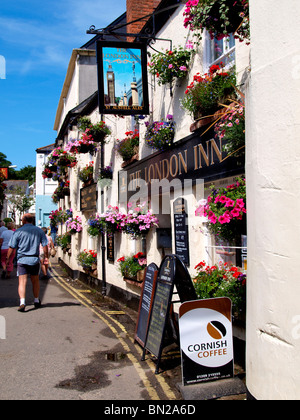 London Inn Padstow, Cornwall, UK Stockfoto