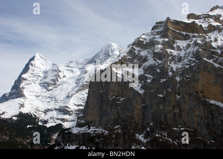 Eiger-En munch Schweizer Berner Oberland Schweiz Reise Bild Stockfoto