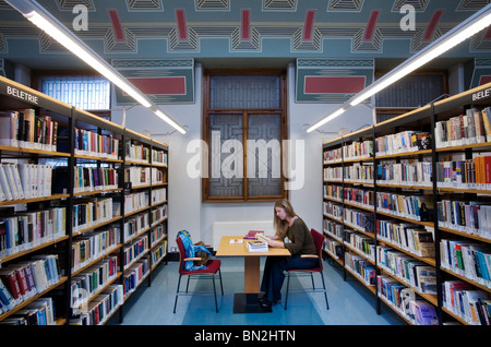 Eine Stadtbibliothek, Prag Stockfoto