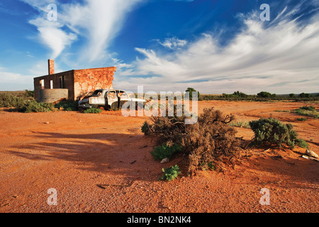 Alte verlassene Ruine Silverton Stockfoto