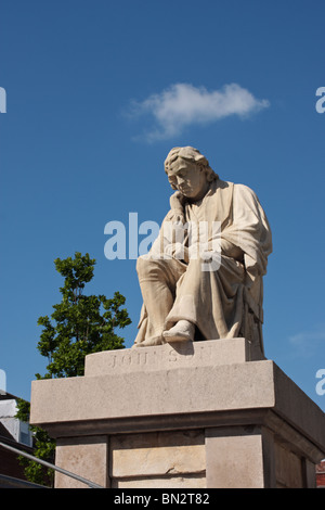 Statue von Dr. Johnson Lichfield, Staffordshire UK Stockfoto