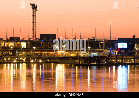 Docklands Scen, Melbourne, Australien Stockfoto