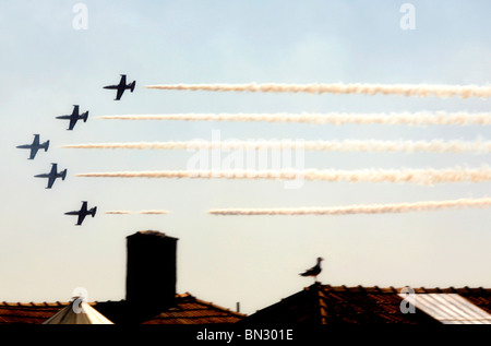 Oporto Antenne festival Stockfoto