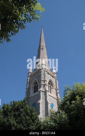 Blick auf St. Gabriel Kirche, Warwick Square, Westminster, London UK. Juni 2010 Stockfoto