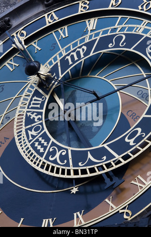 Die Prager astronomische Uhr in der Altstadt Stockfoto
