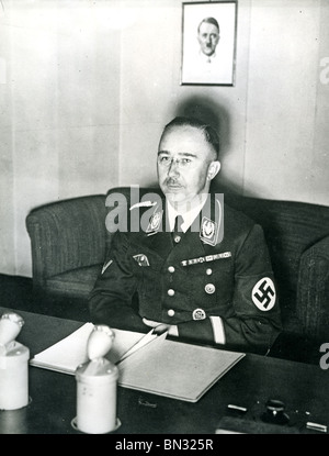 HEINRICH HIMMLER (1900-1945) NSDAP-Führer der SS im August 1944 Stockfoto