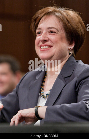 29. Juni 2010 - Washington, DC - Anhörung des US-Supreme Court nominierte Elena Kagan Stockfoto
