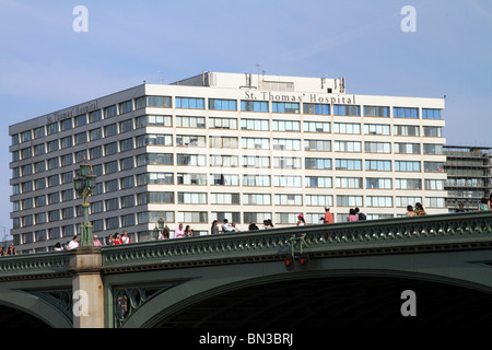 St. Thomas' Hospital, London, England Stockfoto