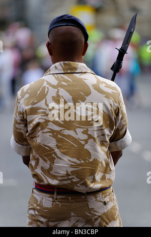 Die Royal Logistic Corps auf der Parade. Stockfoto