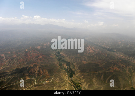 Luftaufnahme, Xining, China Stockfoto