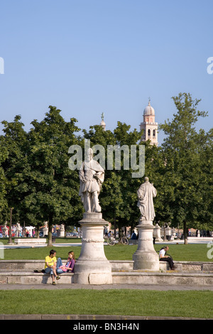 Prato della Valle, Padua, Italien Stockfoto