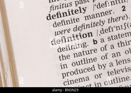 Definition des Wortes Goodby im Wörterbuch Stockfoto, Bild: 85604259 ...