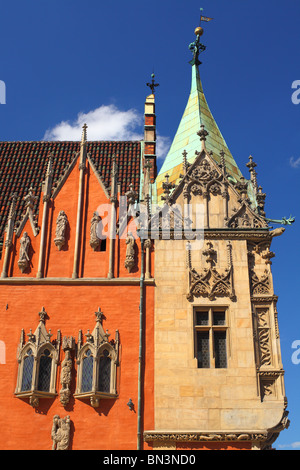 Breslau-alte gotische Rathaus Polen Stockfoto