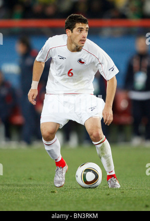 CARLOS CARMONA Brasilien V CHILE ELLIS PARK JOHANNESBURG Südafrika 28. Juni 2010 Stockfoto