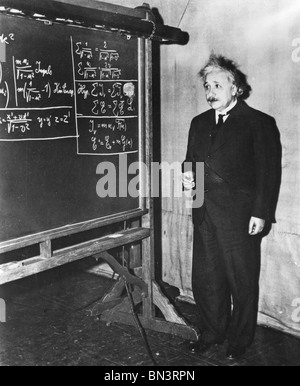 ALBERT EINSTEIN (1879-1955) Deutsch-Schweizer mathematischer Physiker Stockfoto
