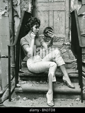 JACKIE LANE - österreichische Modell und Schauspielerin, die in mehreren britischen Filmen der 50er und 60er Jahre gesehen hier etwa 1957 erschienen Stockfoto