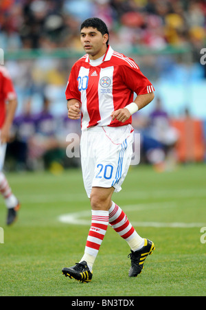 NESTOR ORTIGOZA PARAGUAY LOFTUS VERSFELD Stadion PRETORIA Südafrika 29. Juni 2010 Stockfoto