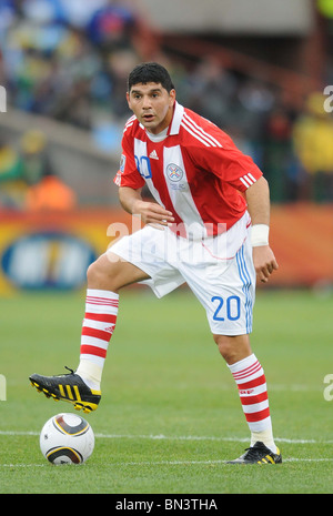 NESTOR ORTIGOZA PARAGUAY LOFTUS VERSFELD Stadion PRETORIA Südafrika 29. Juni 2010 Stockfoto