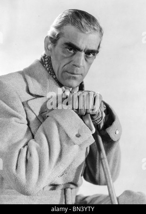 BORIS KARLOFF (1887-1969) britischer Schauspieler berühmt als Frankenstein im Film 1931 Stockfoto