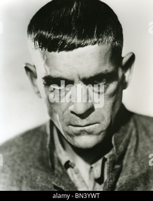 BORIS KARLOFF (1887-1969) britischer Schauspieler berühmt als Frankenstein im Film 1931 Stockfoto
