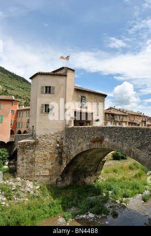 Sospel Brücke Stockfoto