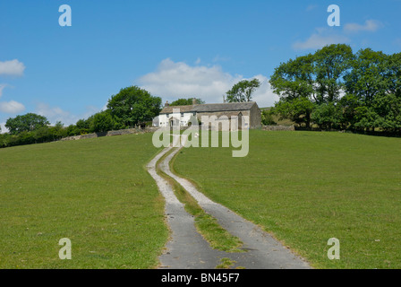 Laithe Butts Farm nahe Clapham, Yorkshire Dales National Park, North Yorkshire, England UK Stockfoto