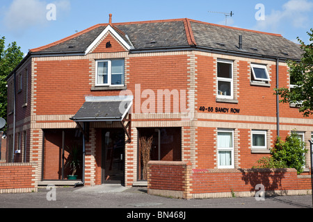 21. Jahrhundert Gehäuse im Sandy Zeilenbereich von Süd-Belfast Stockfoto