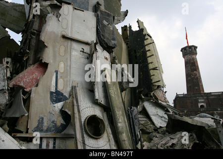 Hat US-Flugzeuge abgeschossen im Hanoi war Museum, Vietnam Stockfoto