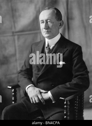 Italienischer Erfinder, Wissenschaftler + Radiopionier Guglielmo Marconi (1874-1937) - Co-Gewinner des 1909 den Nobelpreis für Physik. Stockfoto