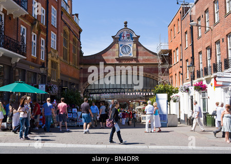 Eingang zum Windsor Royal Shopping, Windsor, Berkshire, England Stockfoto