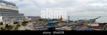 Panoramablick auf Meer Southend in Essex.  Foto von Gordon Scammell Stockfoto