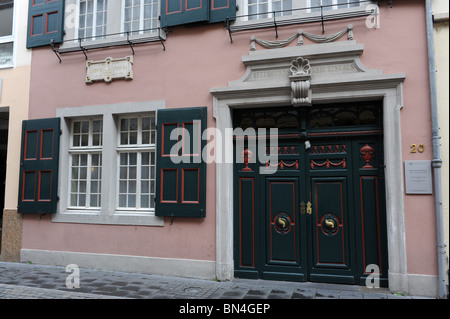 Bonn Beethovens Geburtshaus Deutschland Deutschland Europa Stockfoto