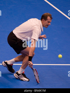 LONDON ENGLAND, Dezember 2010 das ATP Aegon Masters-Tennisturnier in der Royal Albert Hall London statt. Stockfoto