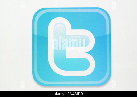 Twitter-Logo Stockfoto