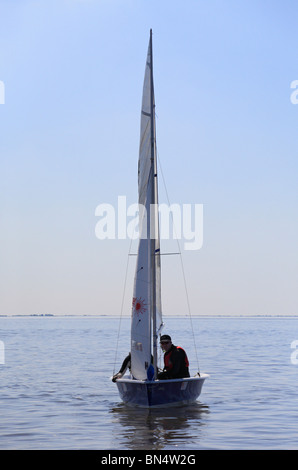 Laser 2000 Millennium Series Open Meeting am Snettisham, Norfolk 23.05.2010. Stockfoto