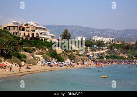 Coral Bay Pafos Paphos Zypern EU Europäische Union Europa Stockfoto