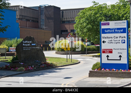 Größere Salford Royal Hospital, Salford, Manchester, Vereinigtes Königreich Stockfoto