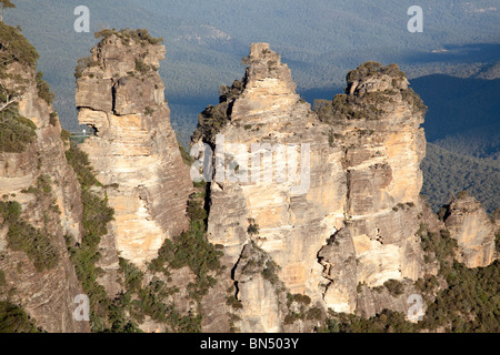 Die Three Sisters in den Blue Mountains außerhalb von Sydney, Australien Stockfoto