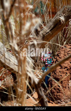 Wo ist Waldo / wo Wally befindet sich in einer Ausstellung im Sydney Wildlife World in Sydney, Australien Stockfoto