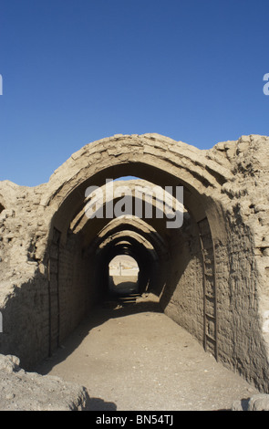 Ramesseum. Tempelbezirk zur Scheunen oder Hallen. Ägypten. Stockfoto