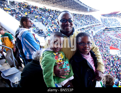 FIFA WM 2010 IN JOHANNESBURG, SÜDAFRIKA Stockfoto