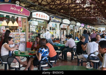 Maxwell Food Centre Chinatown Singapur Stockfoto