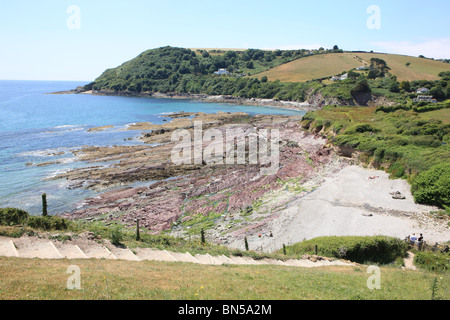 Talland Bay an der Süd Küste von Cornwall in der Nähe von Looe Stockfoto