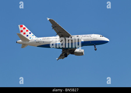 Ein Airbus A319 der Croatia airlines Stockfoto