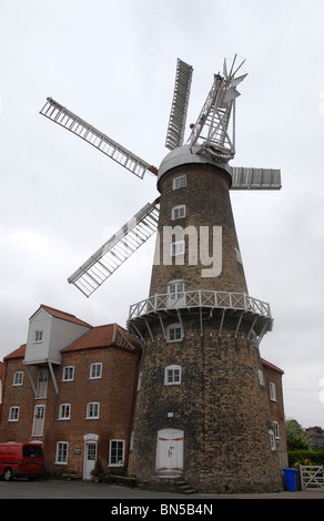 Maud Foster Mill, Boston, Lincs., 05.04.2007. Bild von John Robertson. Stockfoto