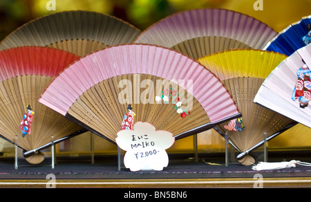 tragbaren Ventilator in japanischen Souvenir-shop Stockfoto