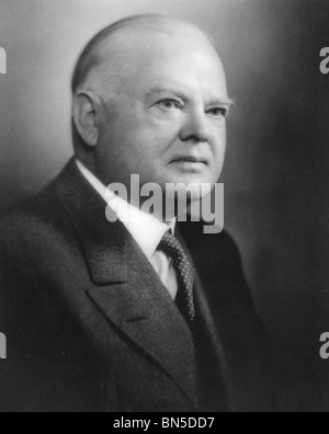 HERBERT HOOVER (1874-1964) 31. Präsident der USA Stockfoto