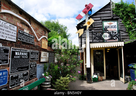 Kasse, Winchcombe Railway Museum und Gärten, Gloucester Street, Winchcombe, Gloucestershire, England, Vereinigtes Königreich Stockfoto