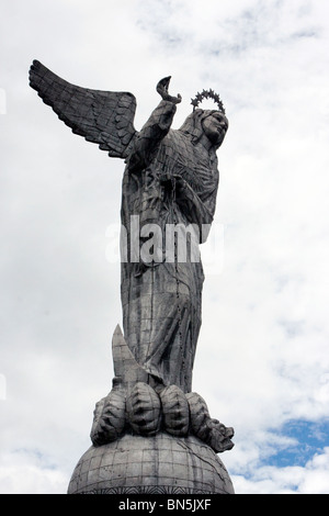 Virgen del Panecillo Stockfoto