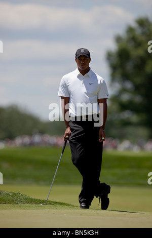 Tiger Woods auf der 2010-AT&T-nationaler Wettbewerb Stockfoto